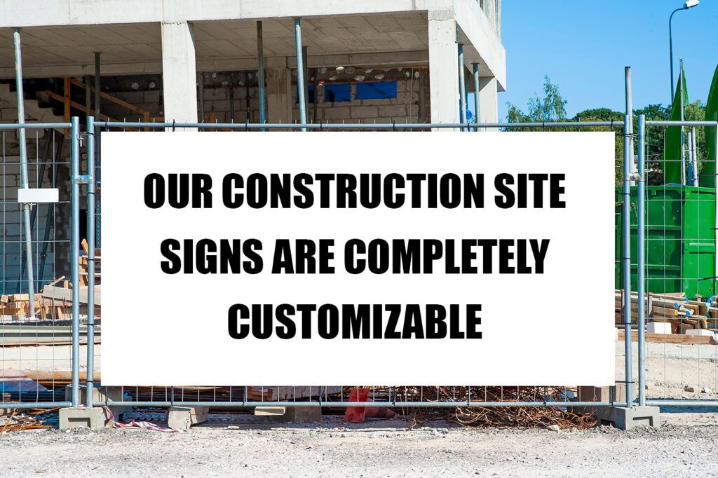 construction project signage
